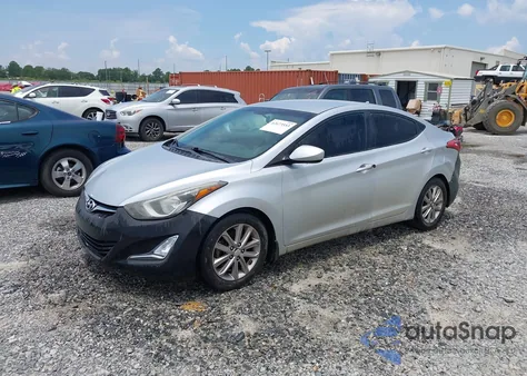 2014 Hyundai Elantra Se z USA, uszkodzony, nr VIN 5NPDH4AE3EH517685
